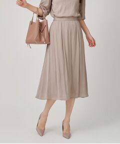 COUP DE CHANCE / クードシャンス スカート | 【手洗い可／ウエストゴム／セットアップ可】エアリーなギャザースカート