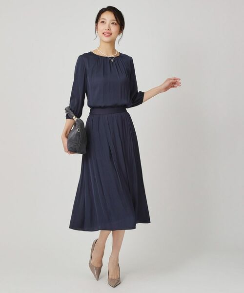 COUP DE CHANCE / クードシャンス スカート | 【手洗い可／ウエストゴム／セットアップ可】エアリーなギャザースカート | 詳細11