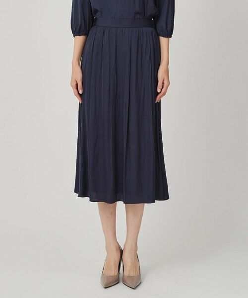 COUP DE CHANCE / クードシャンス スカート | 【手洗い可／ウエストゴム／セットアップ可】エアリーなギャザースカート | 詳細13
