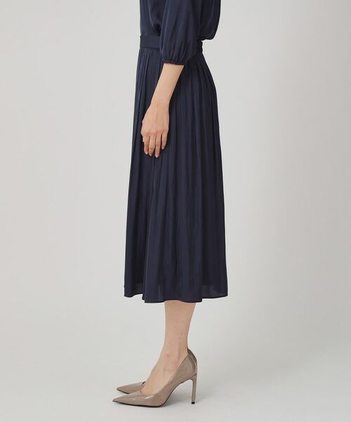 COUP DE CHANCE / クードシャンス スカート | 【手洗い可／ウエストゴム／セットアップ可】エアリーなギャザースカート | 詳細14