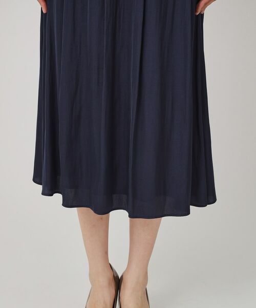 COUP DE CHANCE / クードシャンス スカート | 【手洗い可／ウエストゴム／セットアップ可】エアリーなギャザースカート | 詳細18