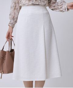 COUP DE CHANCE / クードシャンス スカート | 【手洗い可／日本製／ジャージ素材／セットアップ可】タック入りフレアースカート