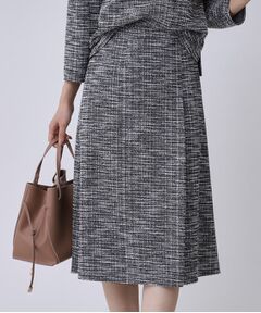 COUP DE CHANCE / クードシャンス スカート | 【手洗い可／日本製／ジャージ素材／セットアップ可】タック入りフレアースカート