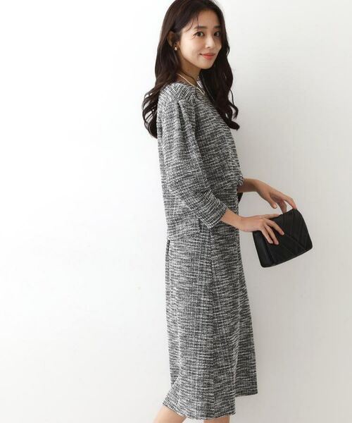 COUP DE CHANCE / クードシャンス スカート | 【手洗い可/日本製/ジャージ素材/セットアップ可】タック入りフレアースカート | 詳細14