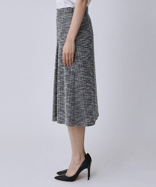 COUP DE CHANCE / クードシャンス スカート | 【手洗い可/日本製/ジャージ素材/セットアップ可】タック入りフレアースカート | 詳細18