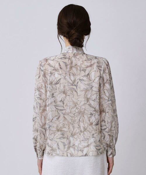 COUP DE CHANCE / クードシャンス シャツ・ブラウス | 【手洗い可／日本製】花柄ボウタイブラウス | 詳細15
