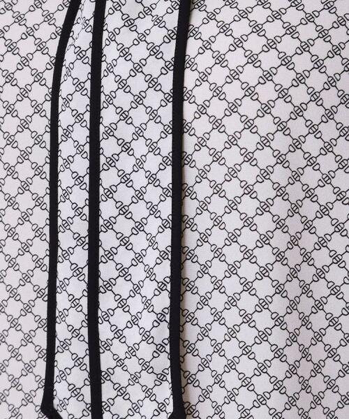 COUP DE CHANCE / クードシャンス シャツ・ブラウス | 【手洗い可/ボウタイ取外し可】配色パイピングボウブラウス | 詳細15