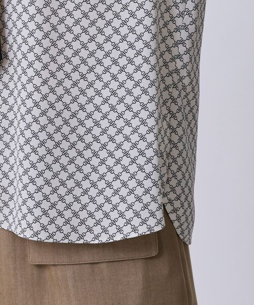 COUP DE CHANCE / クードシャンス シャツ・ブラウス | 【手洗い可/ボウタイ取外し可】配色パイピングボウブラウス | 詳細24