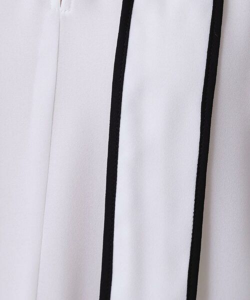 COUP DE CHANCE / クードシャンス シャツ・ブラウス | 【手洗い可/ボウタイ取外し可】配色パイピングボウブラウス | 詳細4