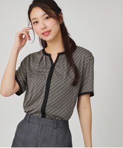 COUP DE CHANCE / クードシャンス シャツ・ブラウス | 【手洗い可／日本製】柄トップス