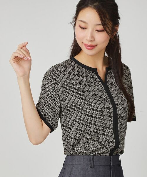 COUP DE CHANCE / クードシャンス シャツ・ブラウス | 【手洗い可／日本製】柄トップス | 詳細1