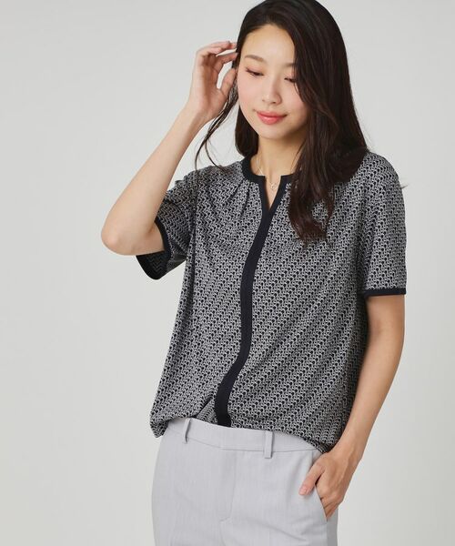 COUP DE CHANCE / クードシャンス シャツ・ブラウス | 【手洗い可／日本製】柄トップス | 詳細9