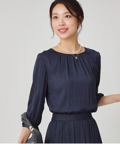 COUP DE CHANCE / クードシャンス シャツ・ブラウス | 【手洗い可／セットアップ可】エアリーなギャザーブラウス