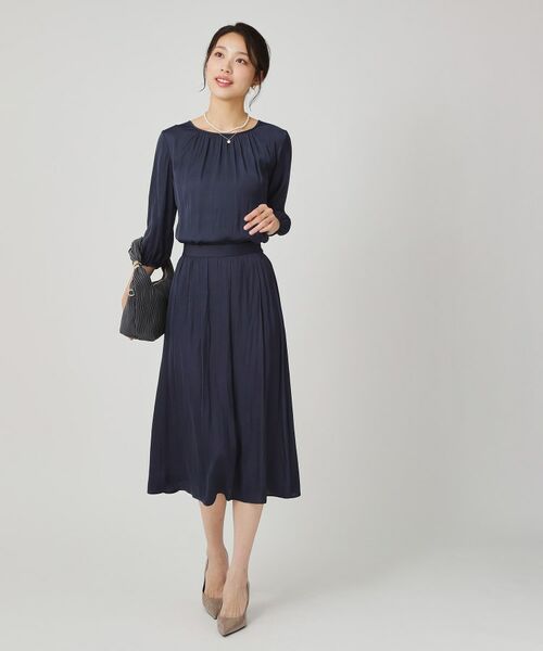 COUP DE CHANCE / クードシャンス シャツ・ブラウス | 【手洗い可／セットアップ可】エアリーなギャザーブラウス | 詳細10