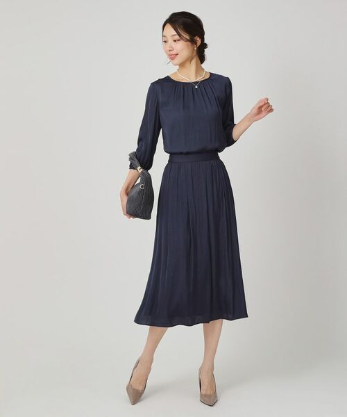 COUP DE CHANCE / クードシャンス シャツ・ブラウス | 【手洗い可／セットアップ可】エアリーなギャザーブラウス | 詳細11