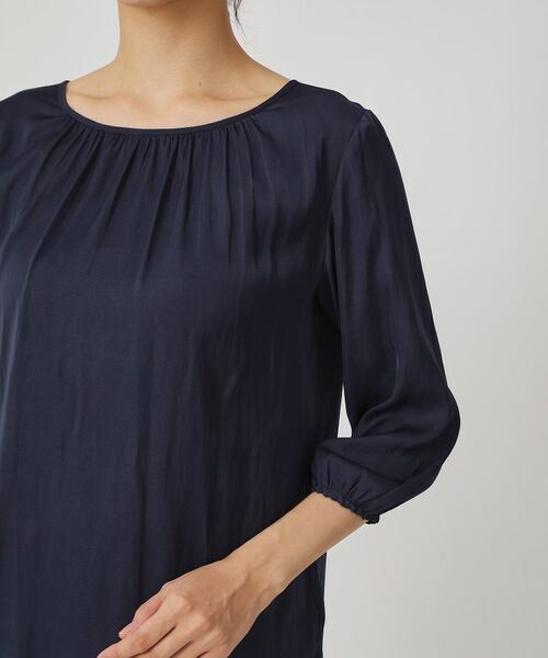 COUP DE CHANCE / クードシャンス シャツ・ブラウス | 【手洗い可／セットアップ可】エアリーなギャザーブラウス | 詳細18