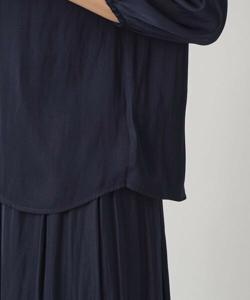 COUP DE CHANCE / クードシャンス シャツ・ブラウス | 【手洗い可／セットアップ可】エアリーなギャザーブラウス | 詳細19