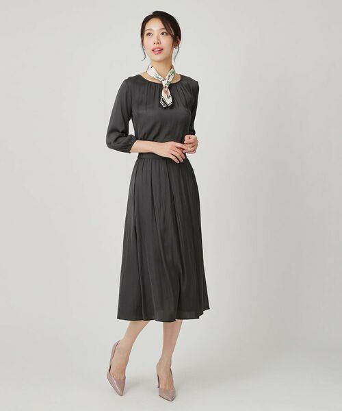 COUP DE CHANCE / クードシャンス シャツ・ブラウス | 【手洗い可／セットアップ可】エアリーなギャザーブラウス | 詳細3