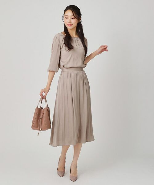 COUP DE CHANCE / クードシャンス シャツ・ブラウス | 【手洗い可／セットアップ可】エアリーなギャザーブラウス | 詳細6