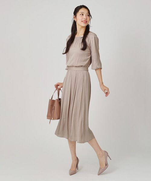 COUP DE CHANCE / クードシャンス シャツ・ブラウス | 【手洗い可／セットアップ可】エアリーなギャザーブラウス | 詳細7