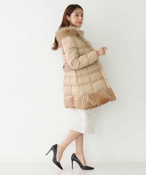 COUP DE CHANCE / クードシャンス ダウンジャケット・ベスト | 【ミディ丈】ベルト付ダウンコート | 詳細10