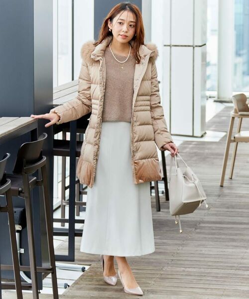 COUP DE CHANCE / クードシャンス ダウンジャケット・ベスト | 【ミディ丈】ベルト付ダウンコート | 詳細13