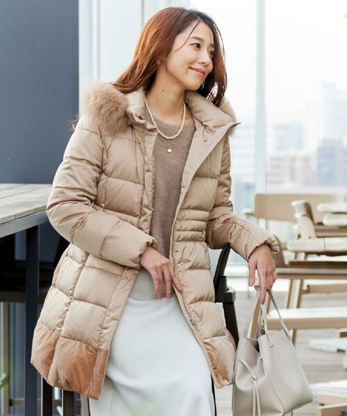 COUP DE CHANCE / クードシャンス ダウンジャケット・ベスト | 【ミディ丈】ベルト付ダウンコート | 詳細15