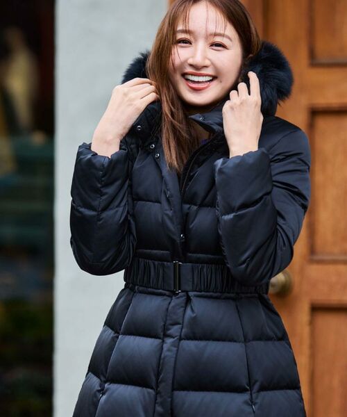 COUP DE CHANCE / クードシャンス ダウンジャケット・ベスト | 【ミディ丈】ベルト付ダウンコート | 詳細20