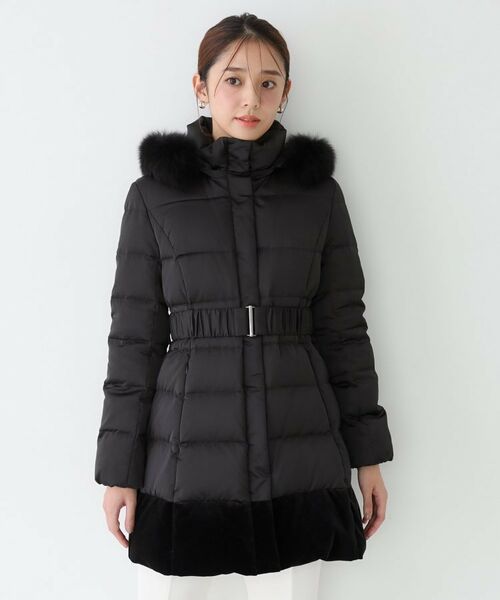 COUP DE CHANCE / クードシャンス ダウンジャケット・ベスト | 【ミディ丈】ベルト付ダウンコート | 詳細21
