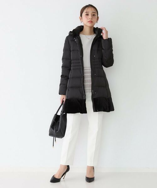 COUP DE CHANCE / クードシャンス ダウンジャケット・ベスト | 【ミディ丈】ベルト付ダウンコート | 詳細6