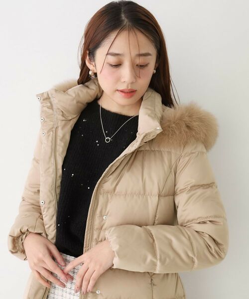 COUP DE CHANCE / クードシャンス ダウンジャケット・ベスト | 【ミディ丈】ベルト付ダウンコート | 詳細8