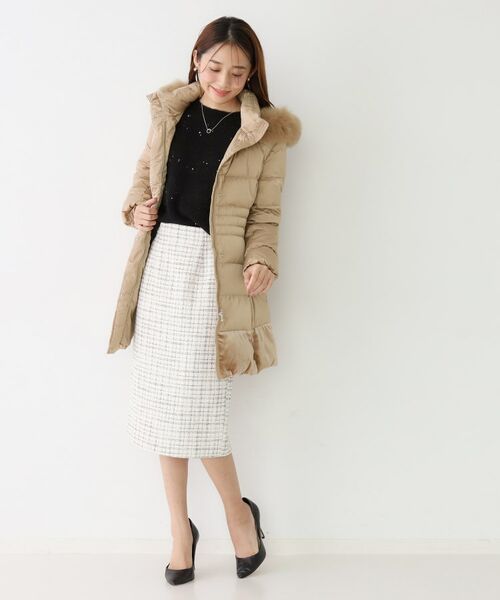 COUP DE CHANCE / クードシャンス ダウンジャケット・ベスト | 【ミディ丈】ベルト付ダウンコート | 詳細9