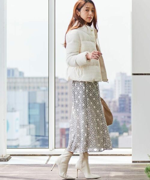 COUP DE CHANCE / クードシャンス ダウンジャケット・ベスト | 【ショート丈】ツイードダウン | 詳細11