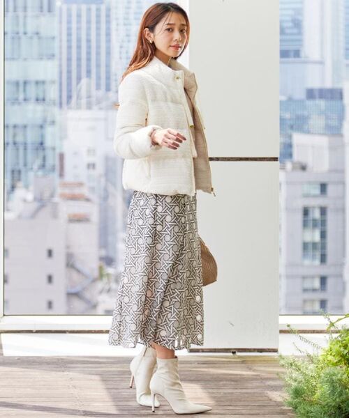 COUP DE CHANCE / クードシャンス ダウンジャケット・ベスト | 【ショート丈】ツイードダウン | 詳細13