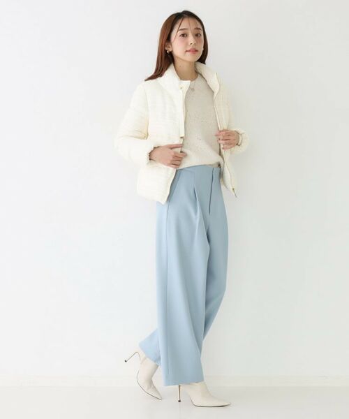 COUP DE CHANCE / クードシャンス ダウンジャケット・ベスト | 【ショート丈】ツイードダウン | 詳細3