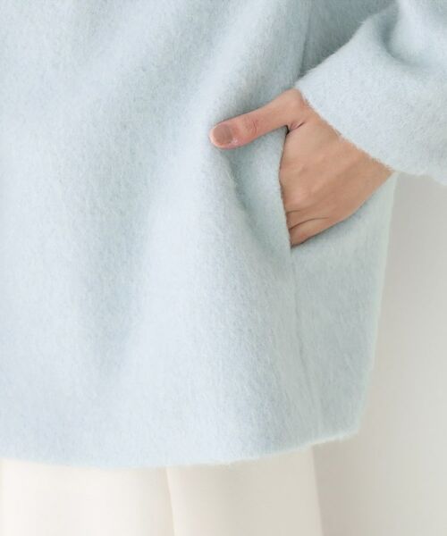 COUP DE CHANCE / クードシャンス その他アウター | 【日本製／モヘヤ混／ヒップ丈】ノーカラーコート | 詳細29