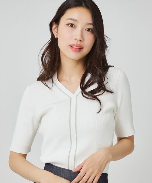 COUP DE CHANCE / クードシャンス ニット・セーター | 【手洗い可】衿付きニットトップス | 詳細9