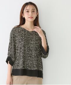 COUP DE CHANCE / クードシャンス カットソー | 【手洗い可／日本製】異素材ドッキングのカットソー