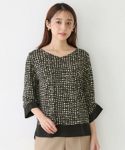 COUP DE CHANCE / クードシャンス カットソー | 【手洗い可／日本製】異素材ドッキングのカットソー | 詳細16