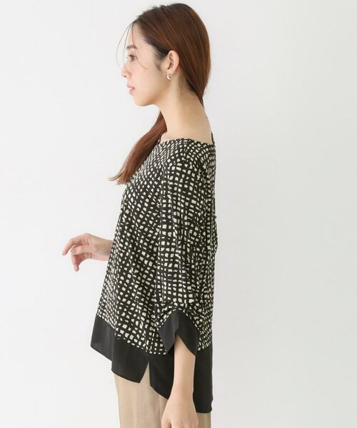 COUP DE CHANCE / クードシャンス カットソー | 【手洗い可／日本製】異素材ドッキングのカットソー | 詳細17