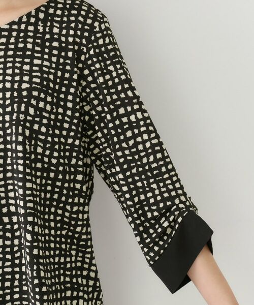 COUP DE CHANCE / クードシャンス カットソー | 【手洗い可／日本製】異素材ドッキングのカットソー | 詳細20