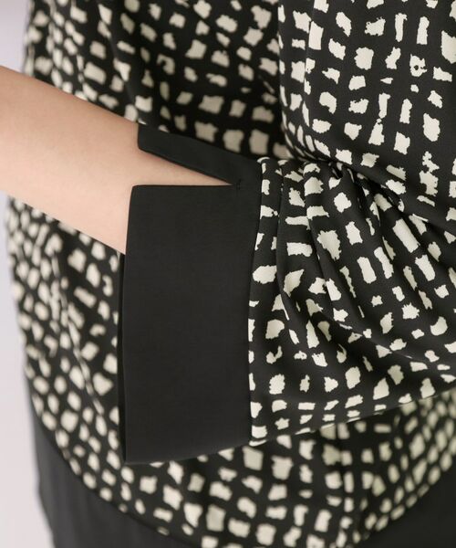 COUP DE CHANCE / クードシャンス カットソー | 【手洗い可／日本製】異素材ドッキングのカットソー | 詳細21