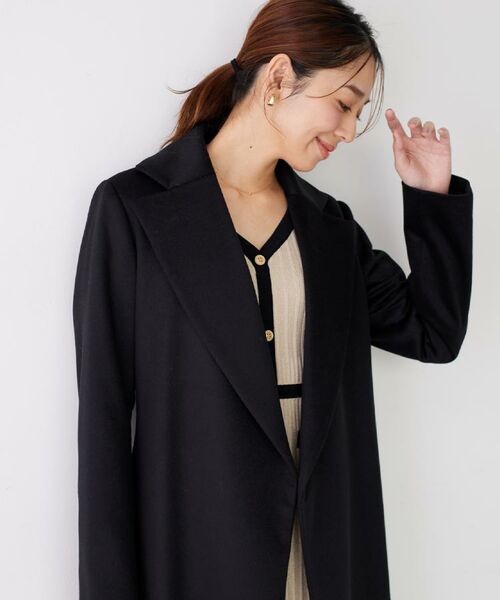 COUP DE CHANCE / クードシャンス その他アウター | 【カシミヤ100％／日本製】ロングガウンコート | 詳細13