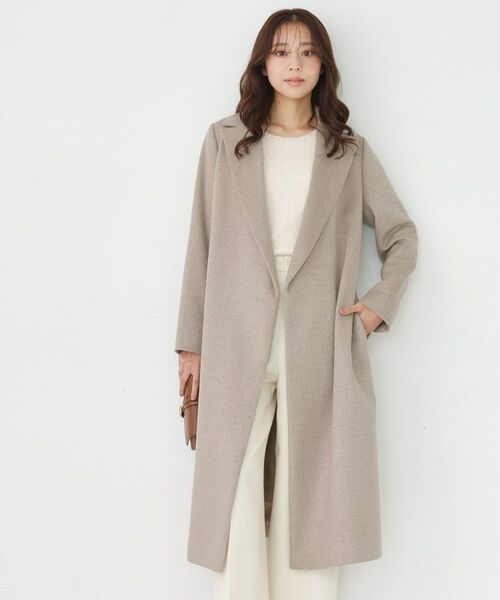 COUP DE CHANCE / クードシャンス その他アウター | 【カシミヤ100％／日本製】ロングガウンコート | 詳細6