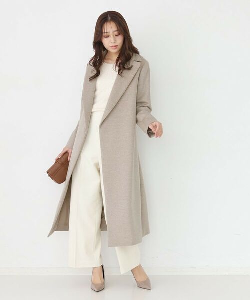 COUP DE CHANCE / クードシャンス その他アウター | 【カシミヤ100％／日本製】ロングガウンコート | 詳細7
