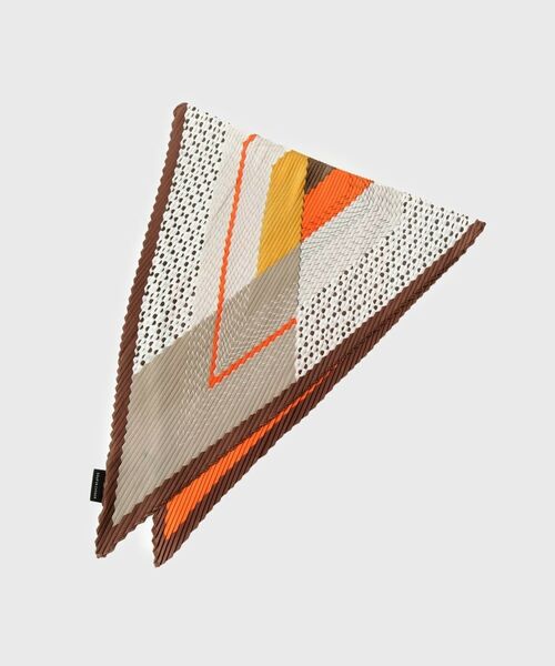 COUP DE CHANCE / クードシャンス バンダナ・スカーフ | ミモード・ミニプリーツ／幾何学柄／ミニスカーフ | 詳細1