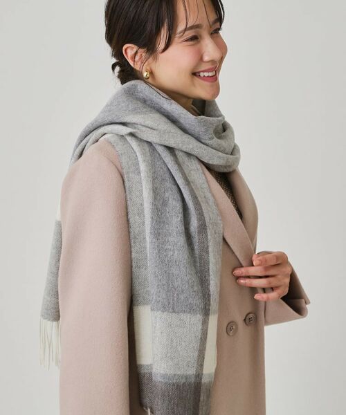 COUP DE CHANCE / クードシャンス マフラー・ショール・スヌード・ストール | ウールチェックマフラー | 詳細4