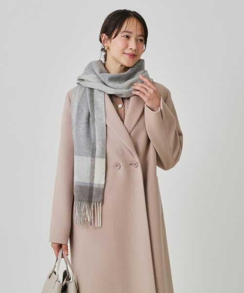 COUP DE CHANCE / クードシャンス マフラー・ショール・スヌード・ストール | ウールチェックマフラー | 詳細5