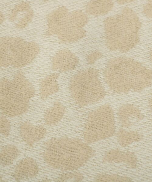 COUP DE CHANCE / クードシャンス マフラー・ショール・スヌード・ストール | レオパード柄ストール／フリンジストール | 詳細2