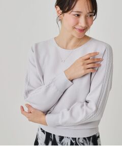 COUP DE CHANCE / クードシャンス ニット・セーター | 【手洗い可】ケーブルとビーズの袖デザインニットトップス